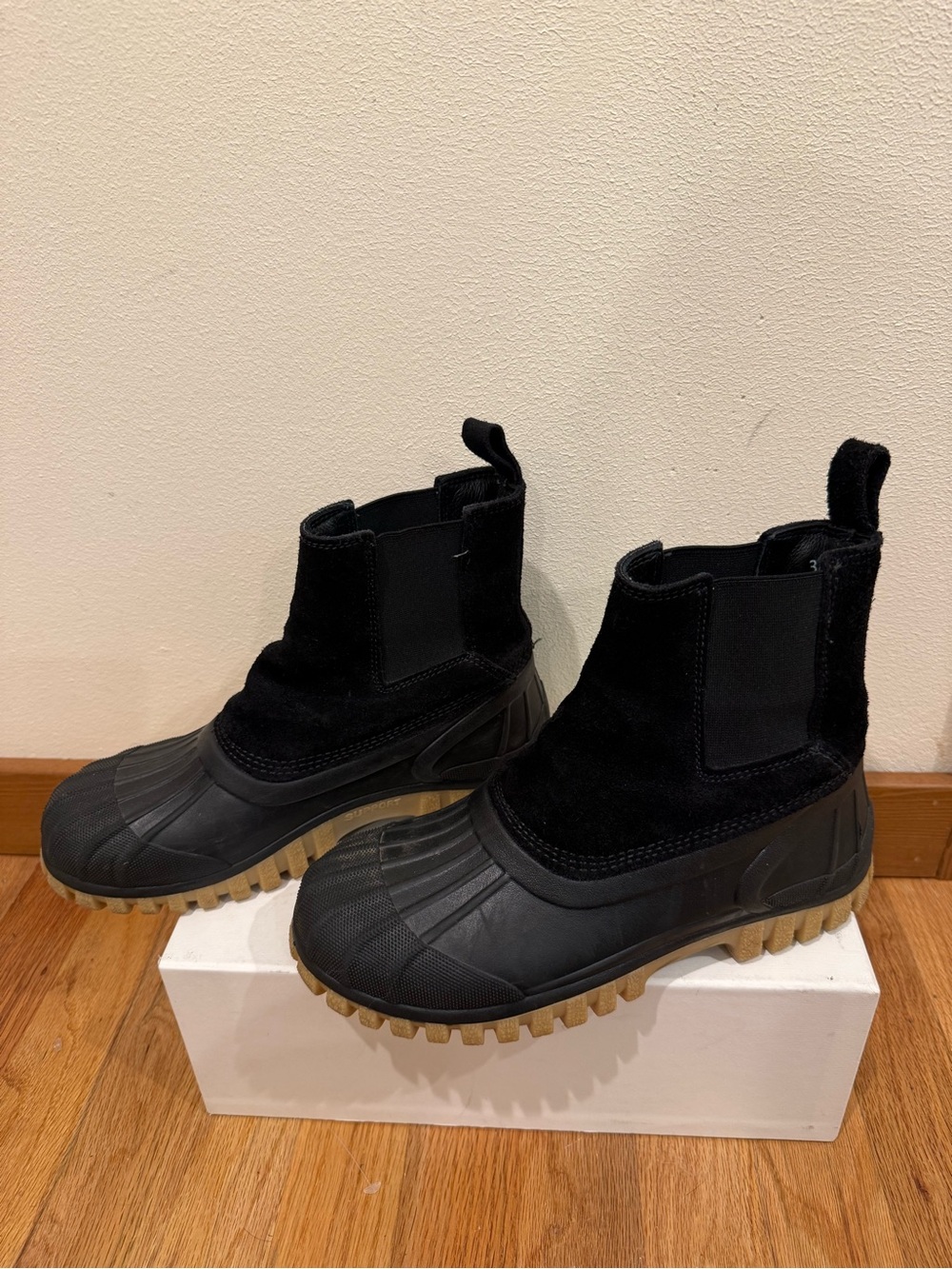 Diemme Balbi rubber and suede duck boots 38
